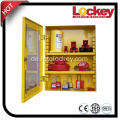 Gelbe Stahlkombination Sicherheitsgruppe Lockout Tagout Box